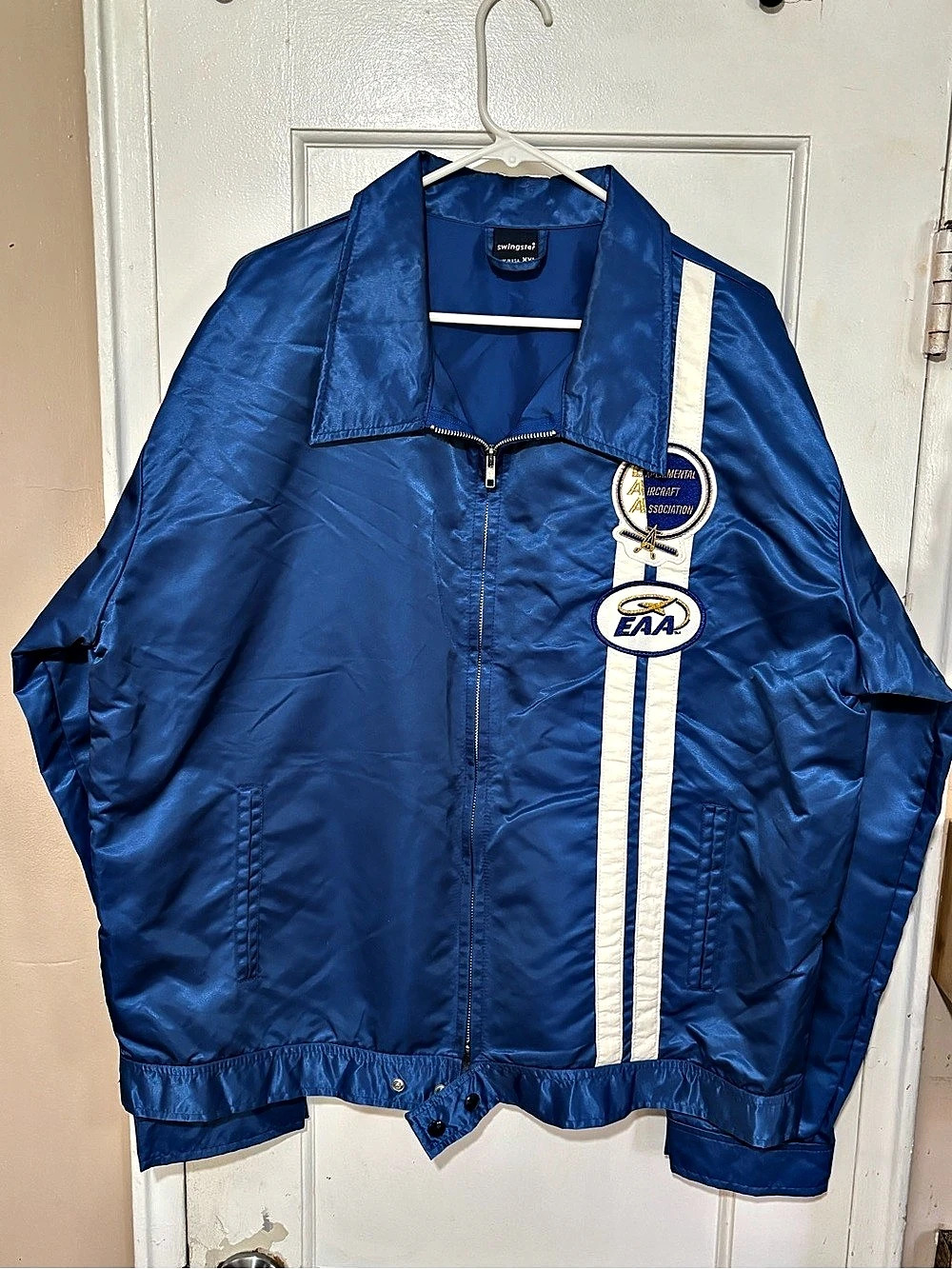 1970s Swingster EXPERIMENTAL AIRCRAFT ASSOCIATION SATIN Windbreaker Men’s.